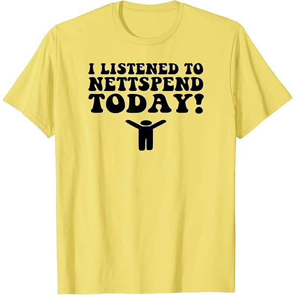 Amazon.com: I Listened to Nettspend Today Concert Tour Music T